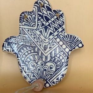 Wall/Car hanging Hamsa Aztec style